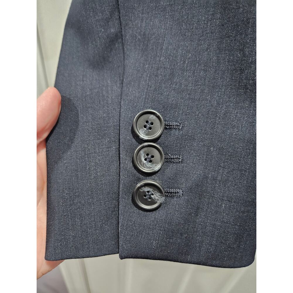 NWT Talbots Wool Blend Navy Blue Blazer Jacket Women's Size 10 MSRP $209.00 - Picture 5 of 10